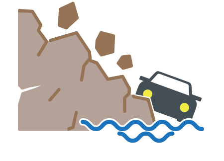 Kurs – Jordskred og flom illustrasjon